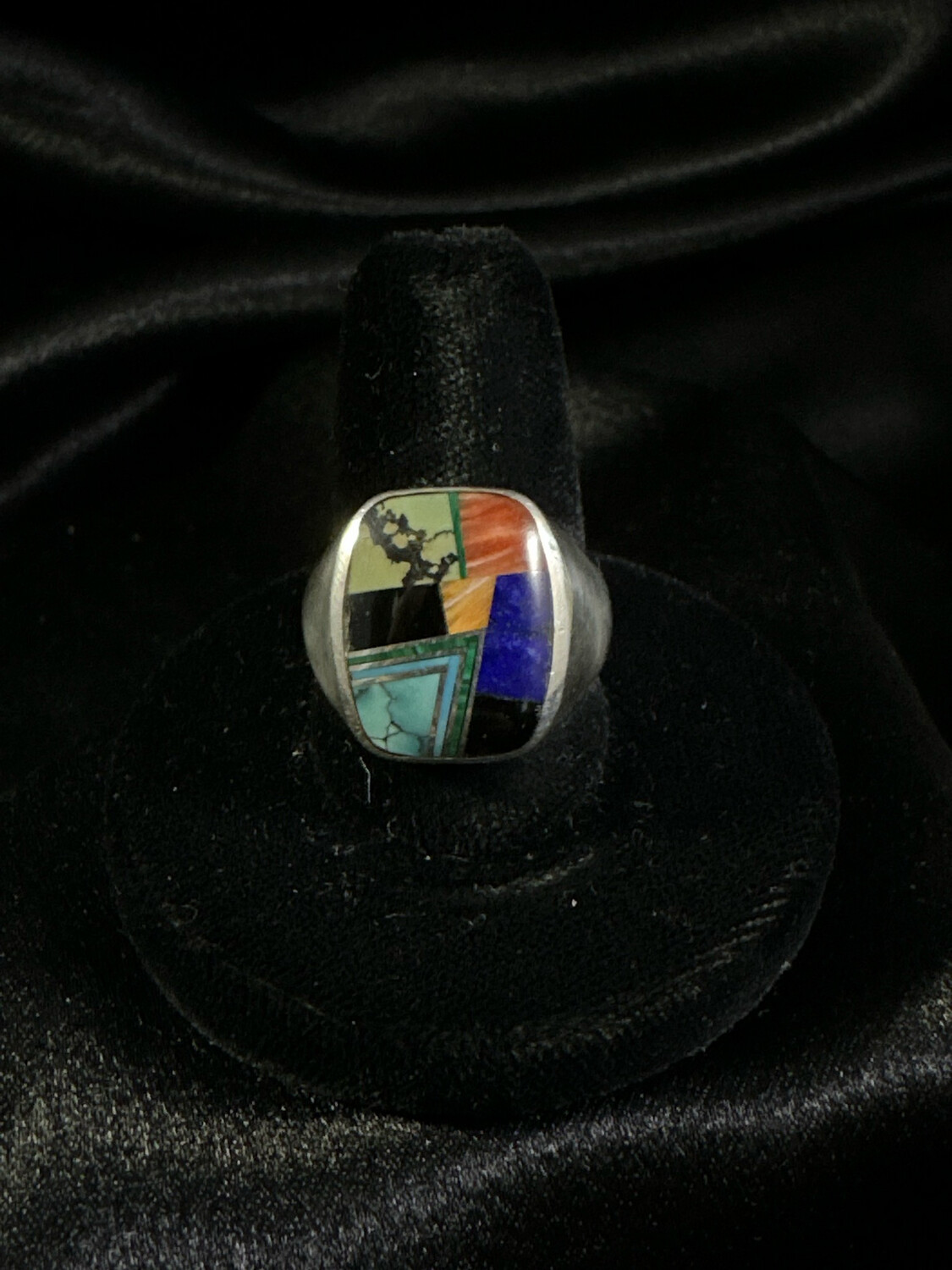 Multi Stone Inlay Ring