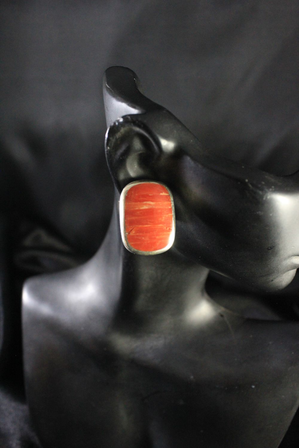 Studio GL Coral &amp; Sterling Silver Earrings