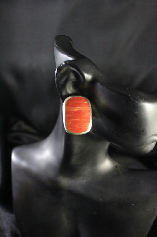 Studio GL Coral &amp; Sterling Silver Earrings