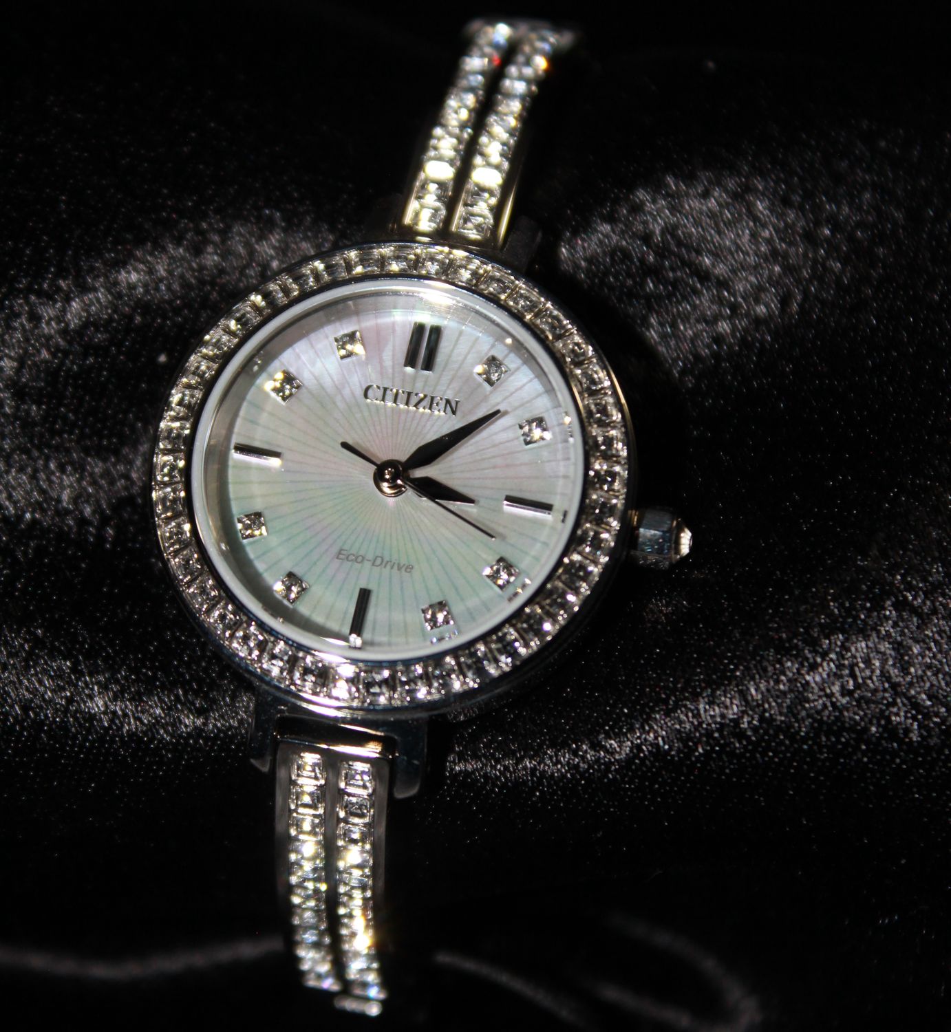 Citizen Silhouette White Dial Crystal Watch