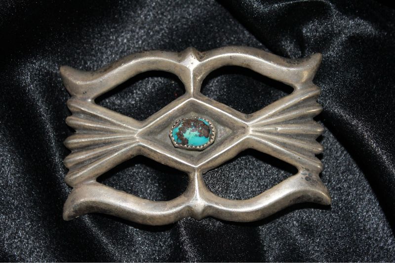 Navajo Sterling Silver Belt Buckle