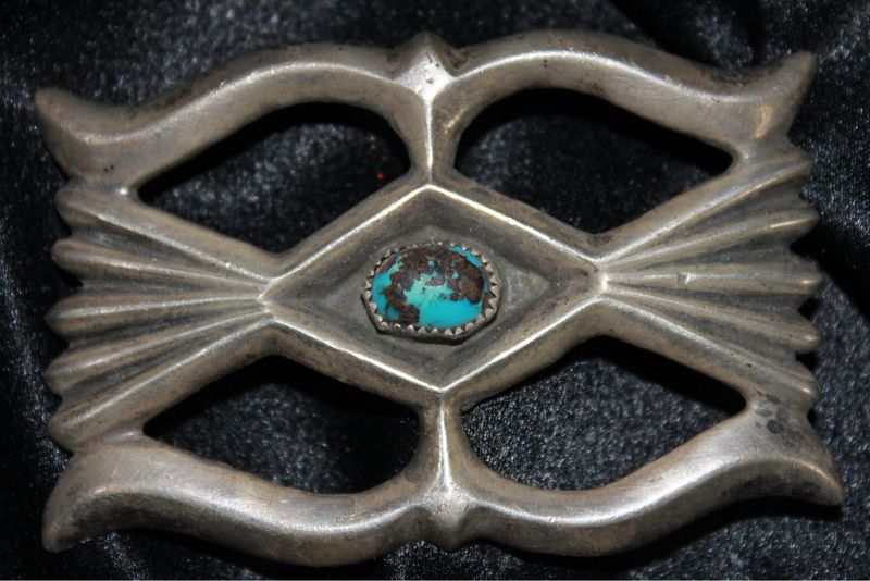 Navajo Sterling Silver Belt Buckle