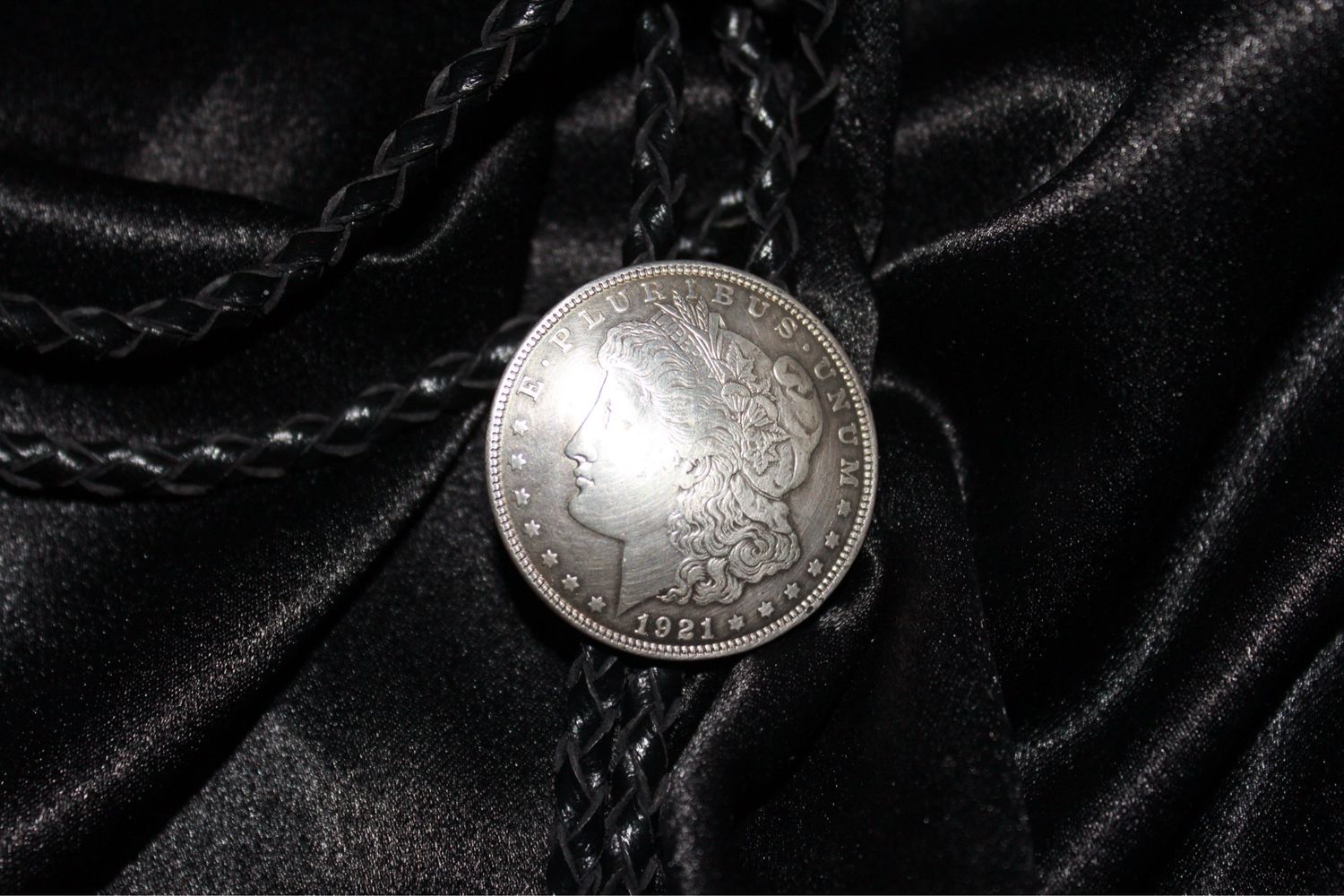 Morgan Silver Dollar Bolo Tie