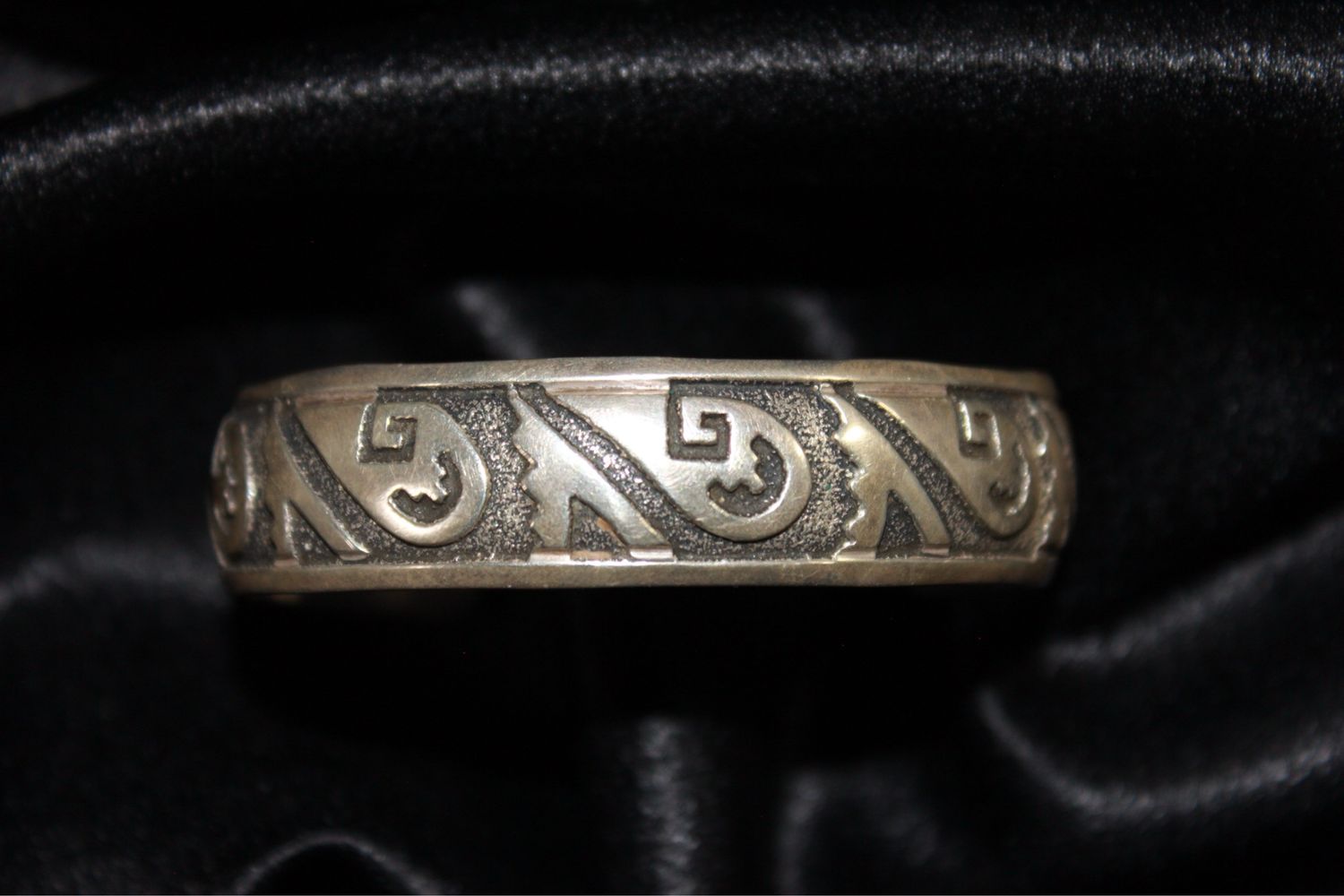 Hopi Sterling Silver Cuff Bracelet