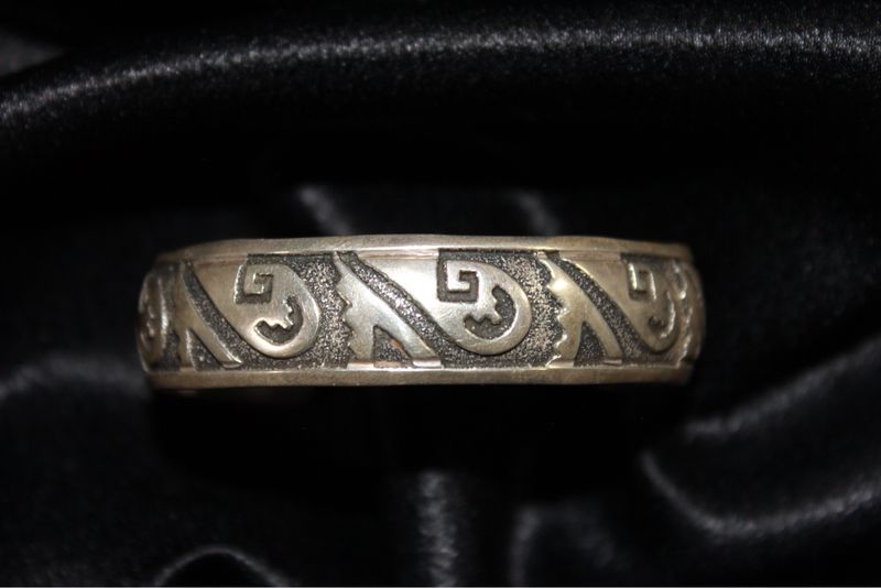 Hopi Sterling Silver Cuff Bracelet