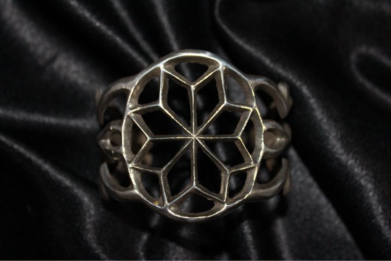 Sterling Silver Sand Cast Bracelet