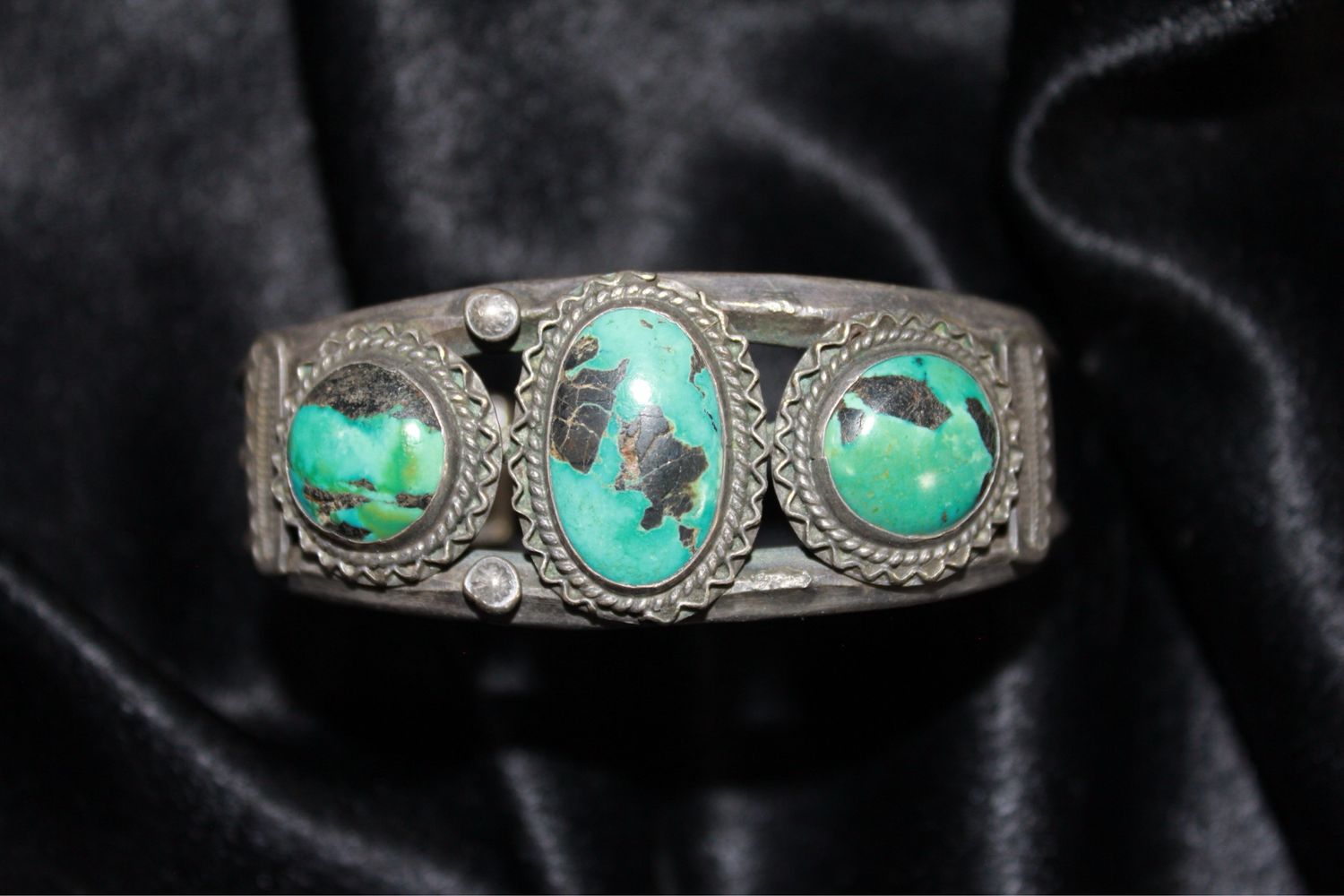 Sterling Silver and Natural Turquoise