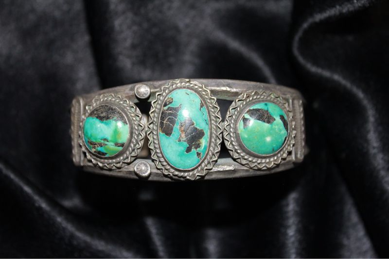 Sterling Silver and Natural Turquoise