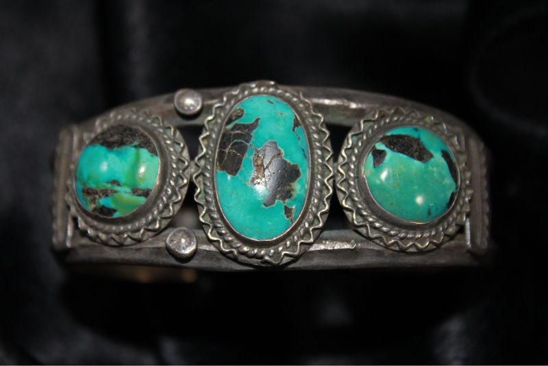 Sterling Silver and Natural Turquoise