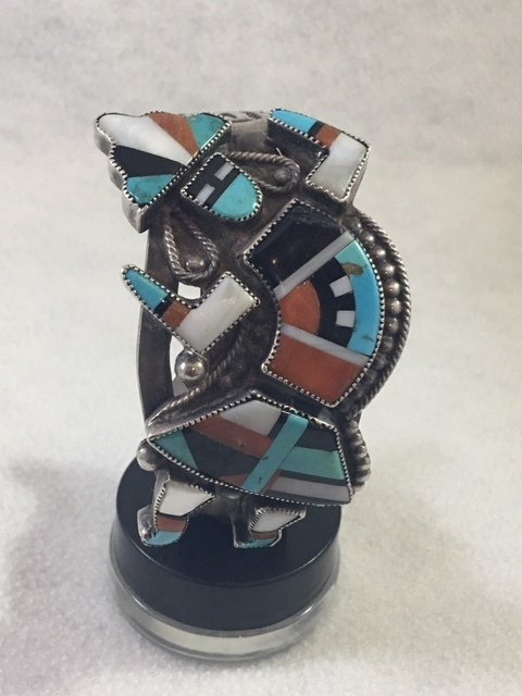 Zuni &quot;Rainbow Man&quot; Inlay Bracelet