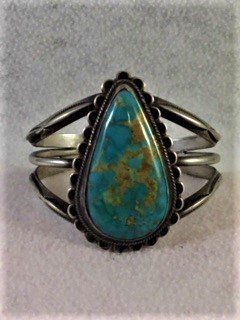 Sterling Silver and Turquoise Bracelet
