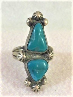 Sterling Silver and Turquoise Ring