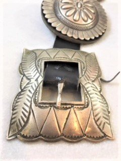 Sterling Silver Wax Casted Concho Belt