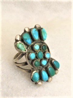 Sterling Silver and Turquoise Ring