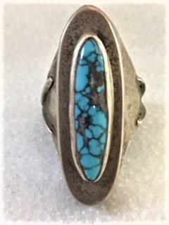 Sterling Silver Ring with Turquoise