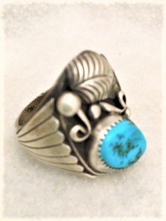 Sterling Silver and Turquoise Ring