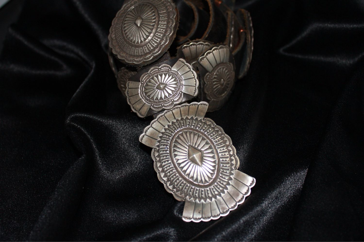 Sterling Silver Concho Belt