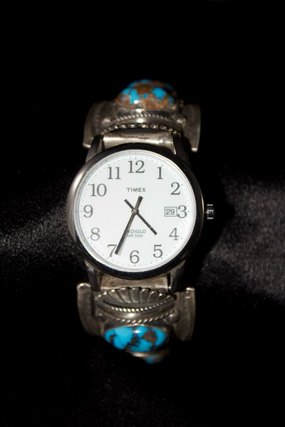 Sterling Silver and Hi-Grade Persian Watch Band
