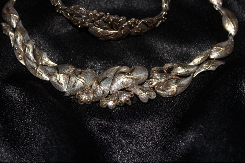 Federico Gonzales 14K + Sterling Silver Set