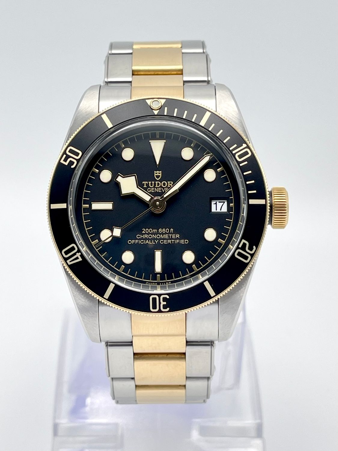 Tudor Black Bay 79733N 41mm Steel &amp; Yellow Gold Black Dial Box Papers
