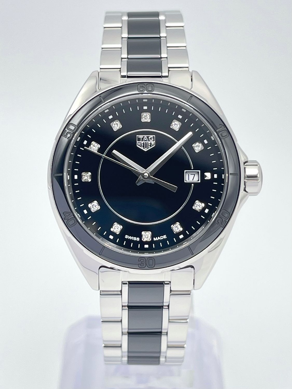 Tag Heuer Formula 1 WBJ141AB.BA0973 32mm Black Diamond Dial Ceramic Papers