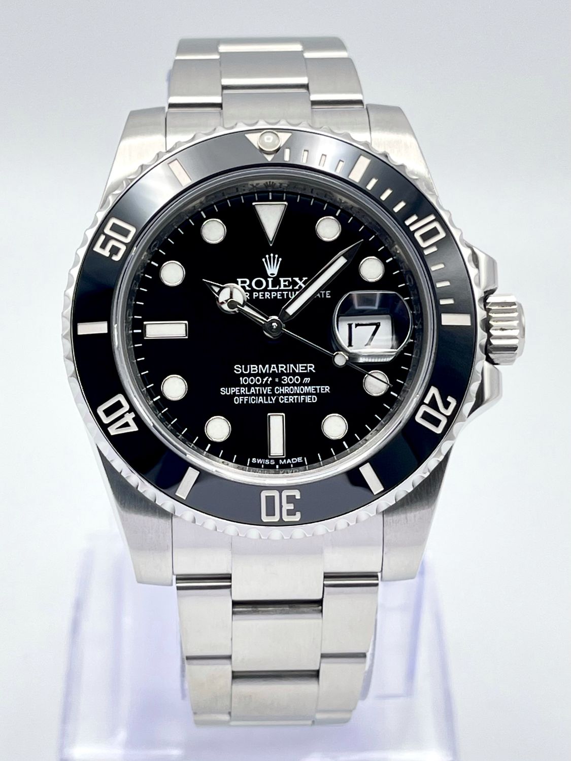 Rolex Submariner Date 116610LN 40mm Black Dial Ceramic Bezel Papers 2014