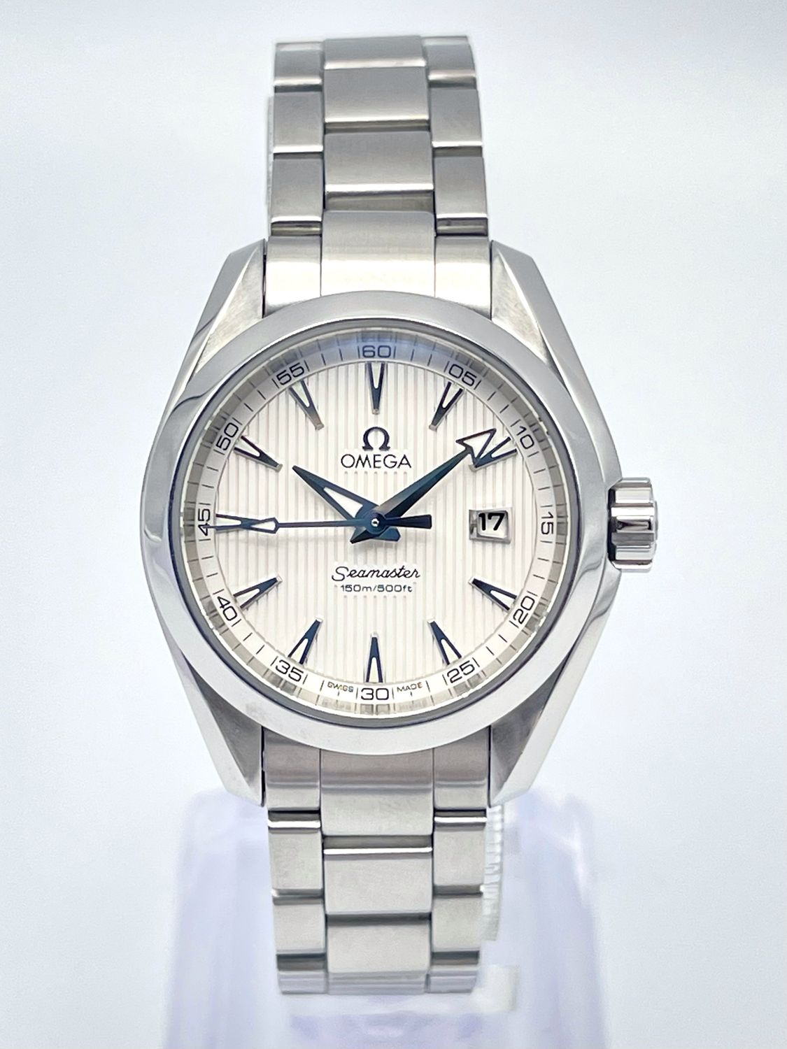 Ladies Omega Seamaster Aqua Terra 150m Silver Dial 30mm 231.10.30.61.02.001