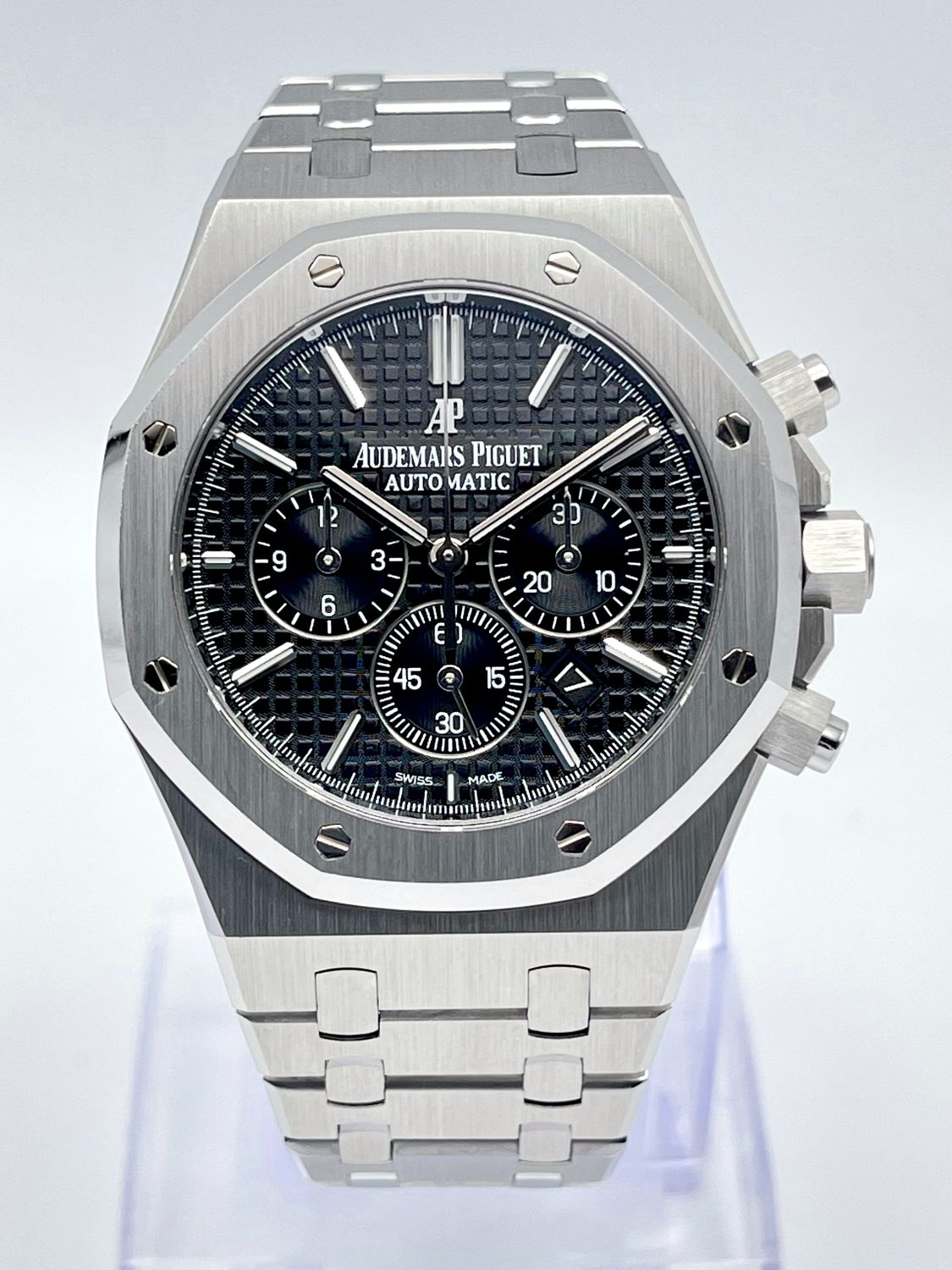 Audemars Piguet Royal Oak 41mm 26320ST Chronograph Black Dial Box Papers 2016