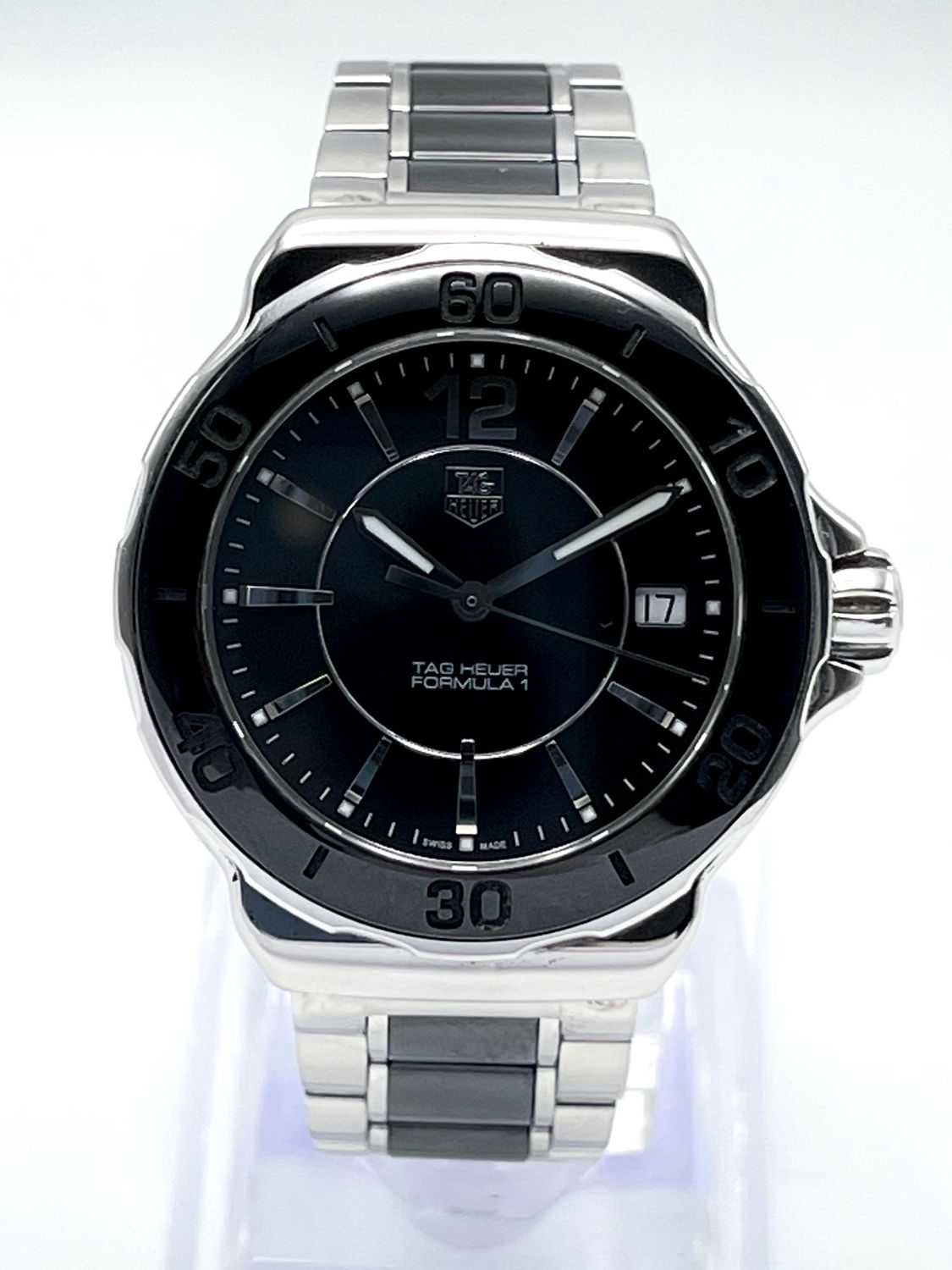 Tag Heuer Formula 1 37mm WAH1210 Black Dial Black Bezel Quartz Papers Ceramic