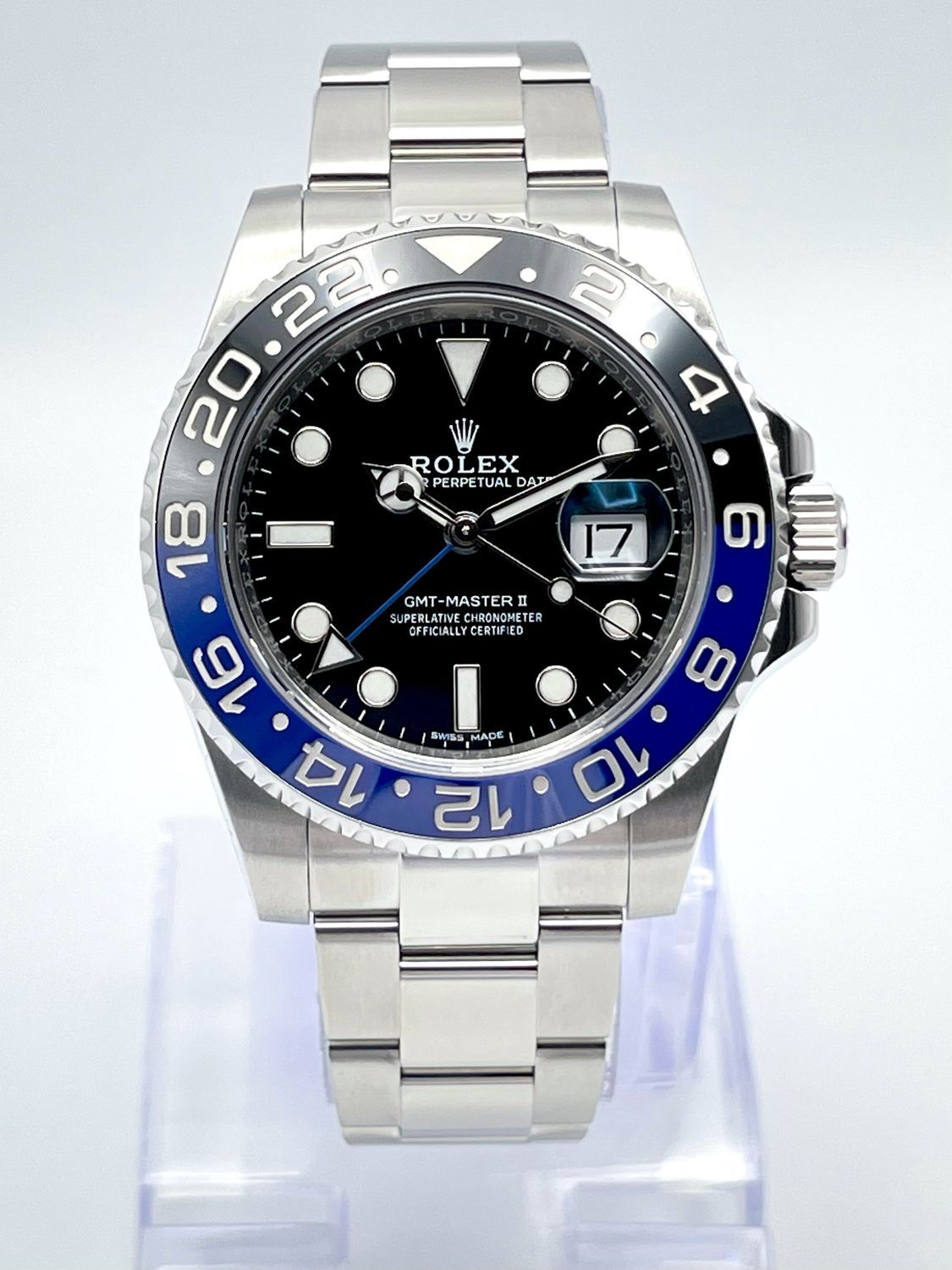 Rolex GMT-Master II 116710BLNR 40mm Batman Ceramic Bezel Oyster Box &amp; Papers