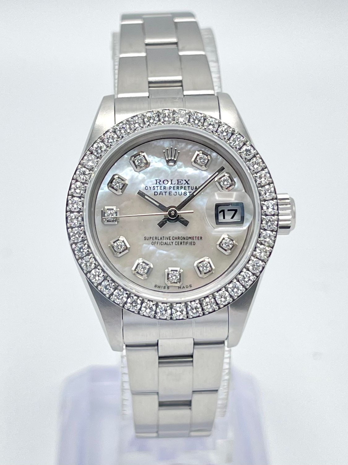 Rolex Datejust 26mm 79160 MOP Diamond Dial &amp; Diamond Bezel Oyster Papers