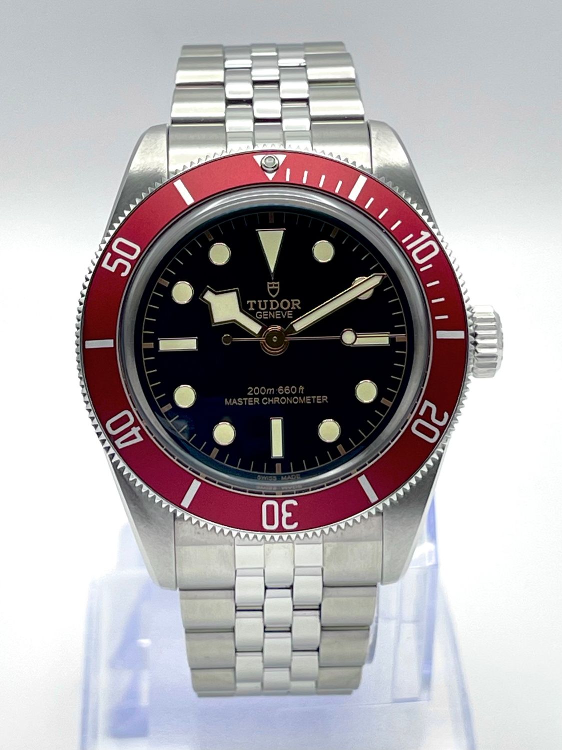 Tudor Black Bay 58 41mm 7941A1A0RU Black Dial Burgundy Bezel Jubilee 2023 Papers