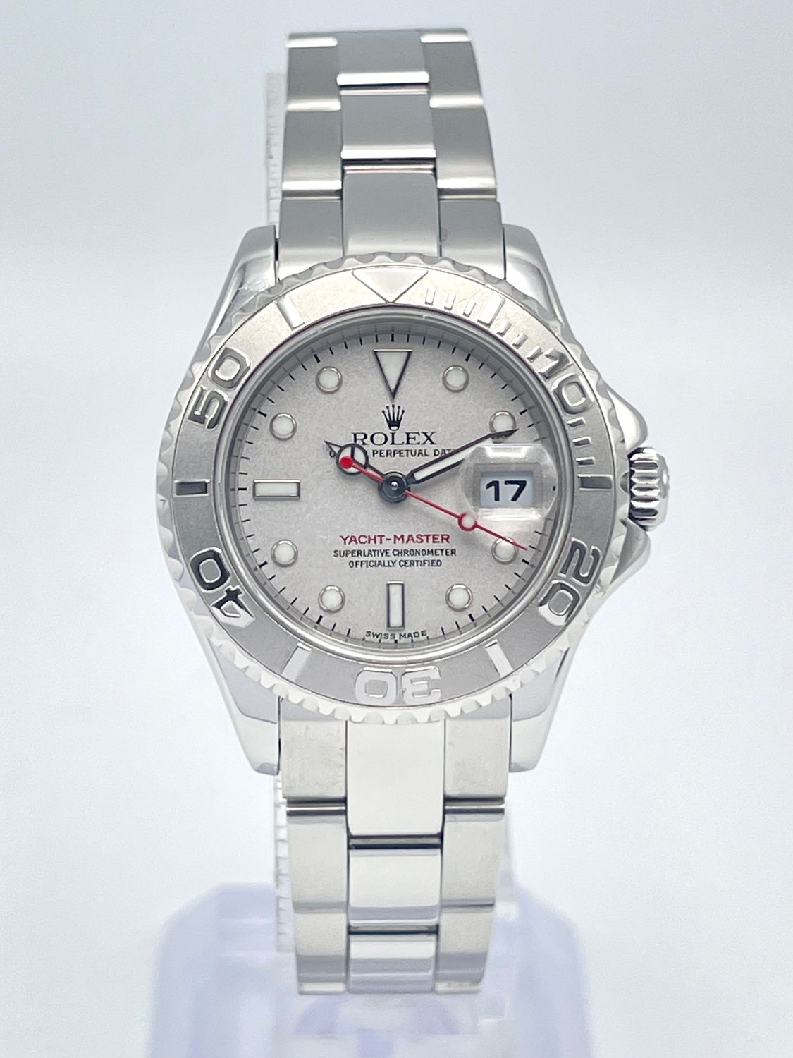 Rolex Oyster Perpetual Yacht-Master 29mm 169622 Platinum Dial Platinum Bezel
