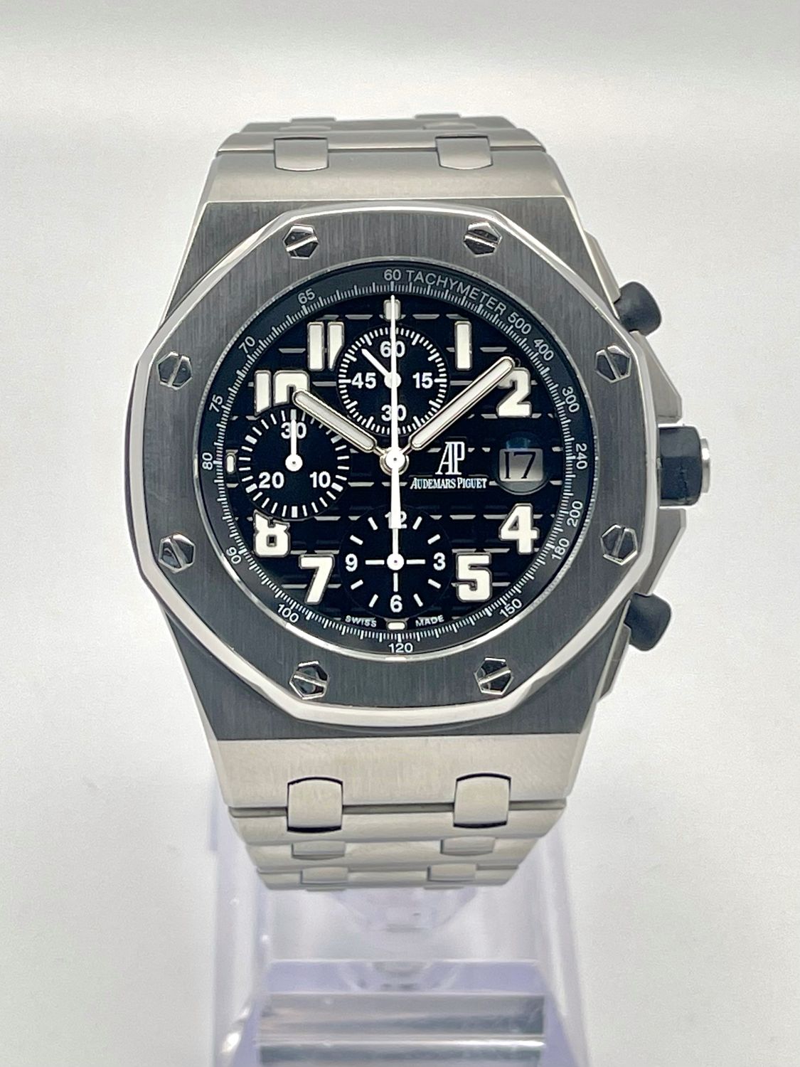 Audemars Piguet Royal Oak Offshore 25940ST Steel Bracelet Black Dial Chronograph