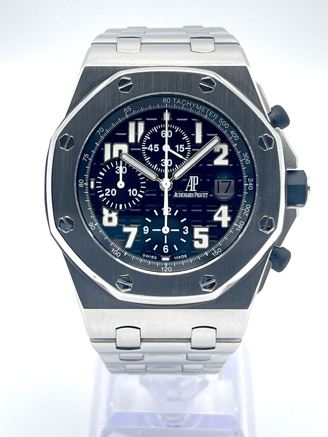 Audemars Piguet Royal Oak Offshore 25940ST Steel Bracelet Black Dial Chronograph