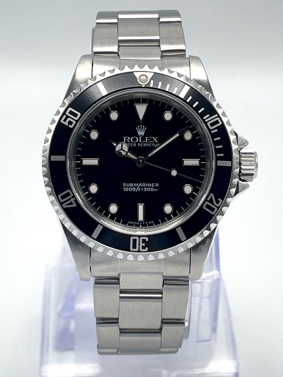 Rolex Submariner No Date 14060 40mm Black Dial Black Aluminium Bezel Sub Box