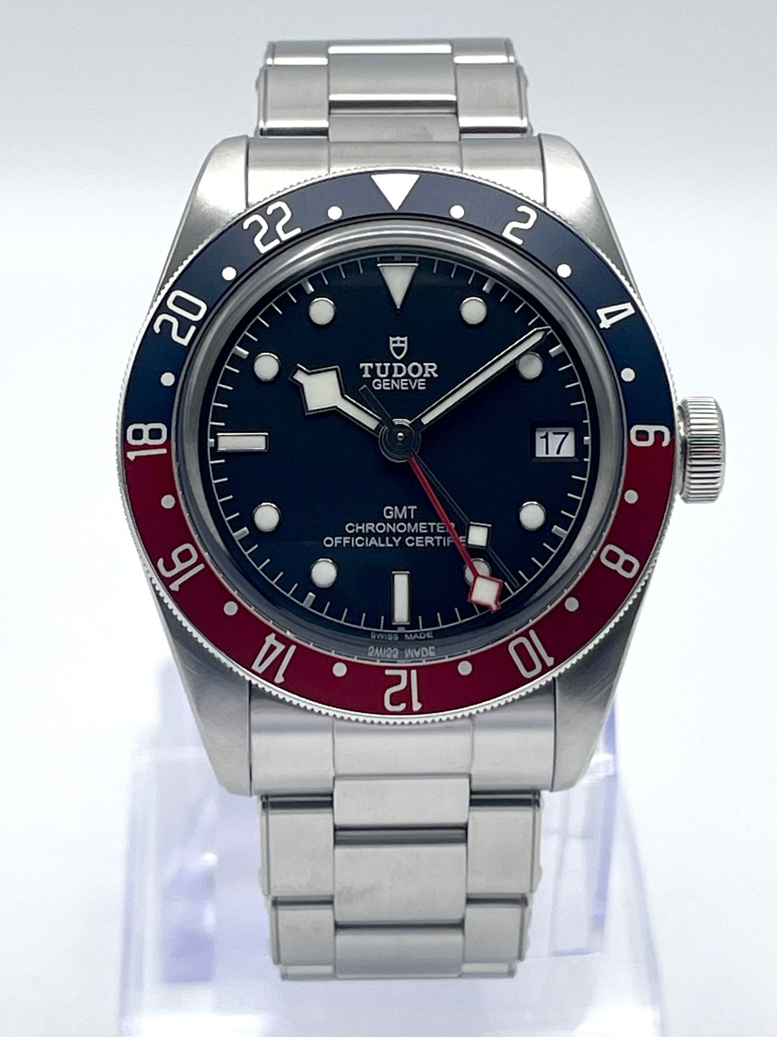 Tudor Black Bay GMT 79830RB 41mm Pepsi Black Dial Red Blue Bezel 2021 Papers