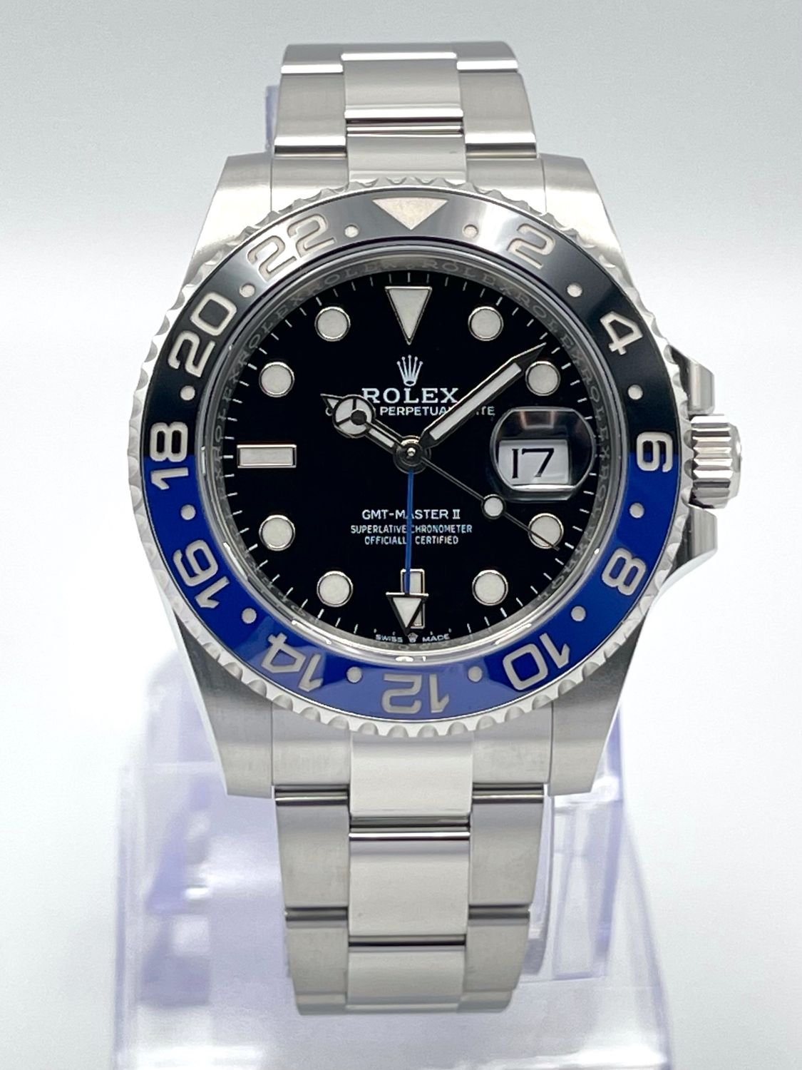 Rolex GMT-Master II 126710BLNR 41mm Batman Ceramic Bezel Oyster 2022 Papers