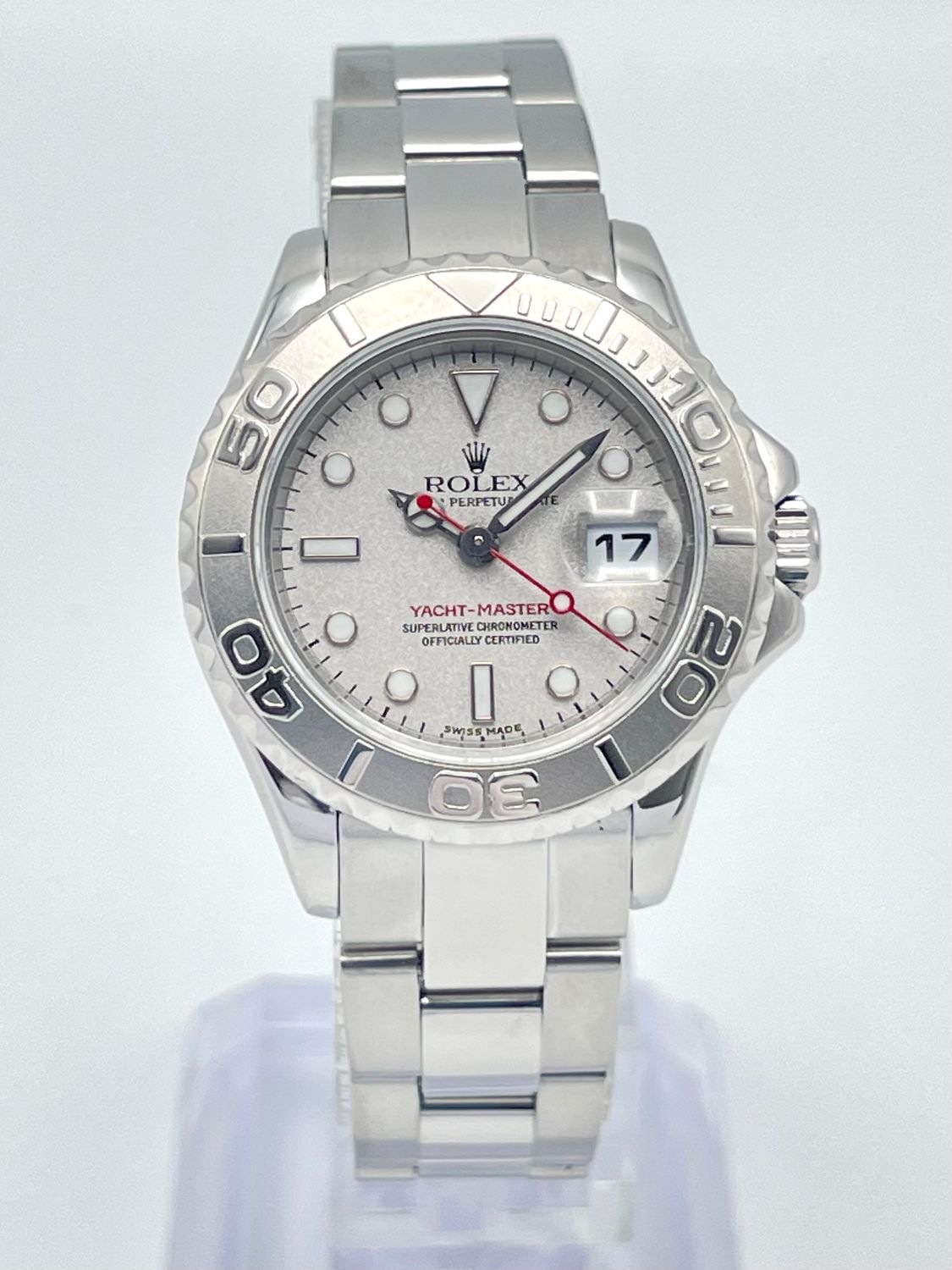 Rolex Oyster Perpetual Yacht-Master 29mm 169622 Platinum Dial Platinum Bezel