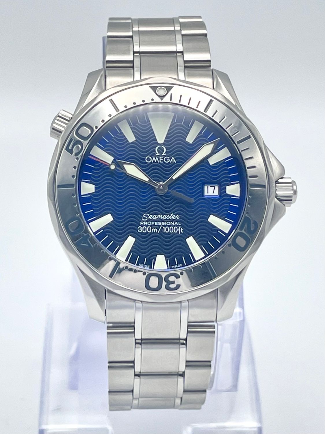 Omega Seamaster Professional 300m 2265.80 Blue Dial 41mm Full Size Quartz
