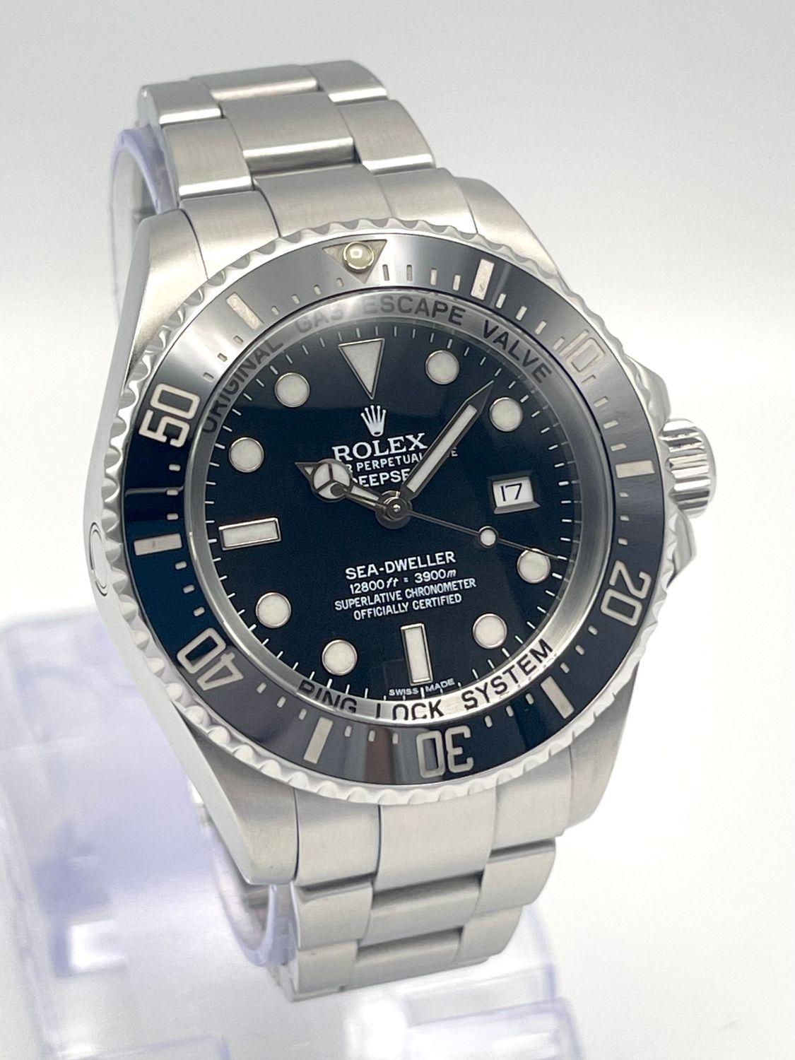 Rolex Sea-Dweller DeepSea 116660 44mm Black Dial Black Ceramic Bezel Papers