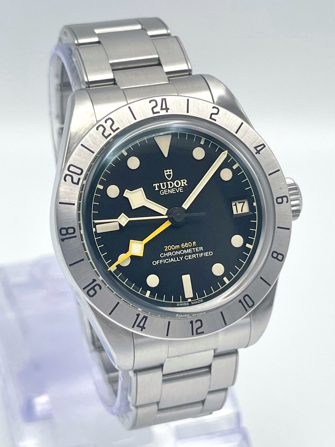 Tudor Black Bay Pro 79470 39mm Black Dial GMT Automatic Stainless 2022 Papers