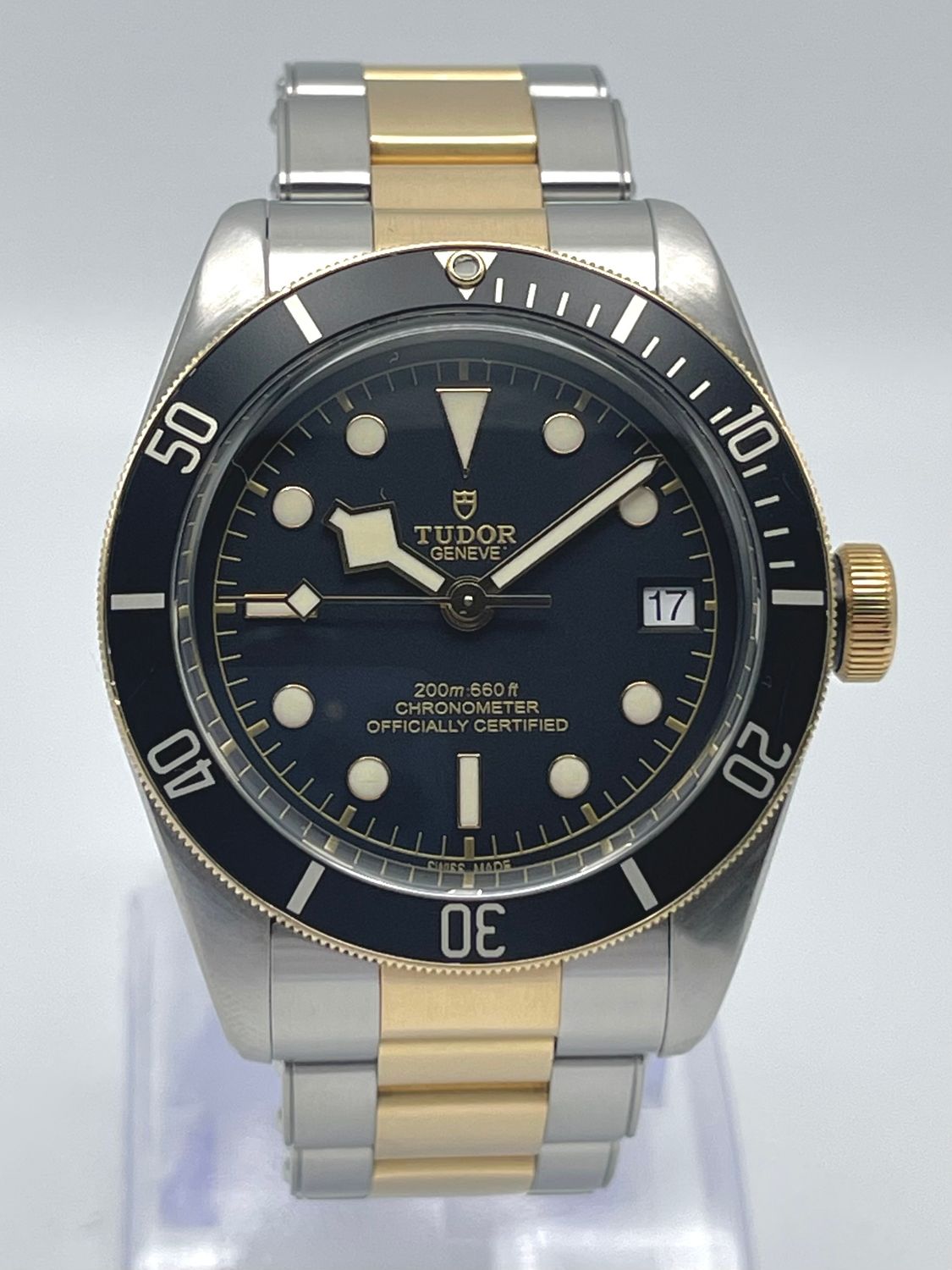 Tudor Black Bay 79733N 41mm Steel &amp; Yellow Gold Black Dial Bi Metal Box
