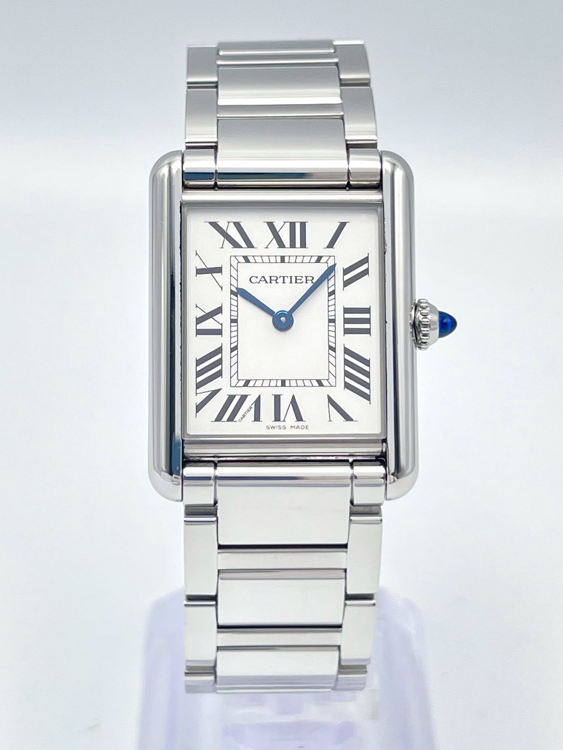 Cartier Tank Must 25.5mm WSTA0052 4323 Silver Dial Stainless Steel 2022 Papers