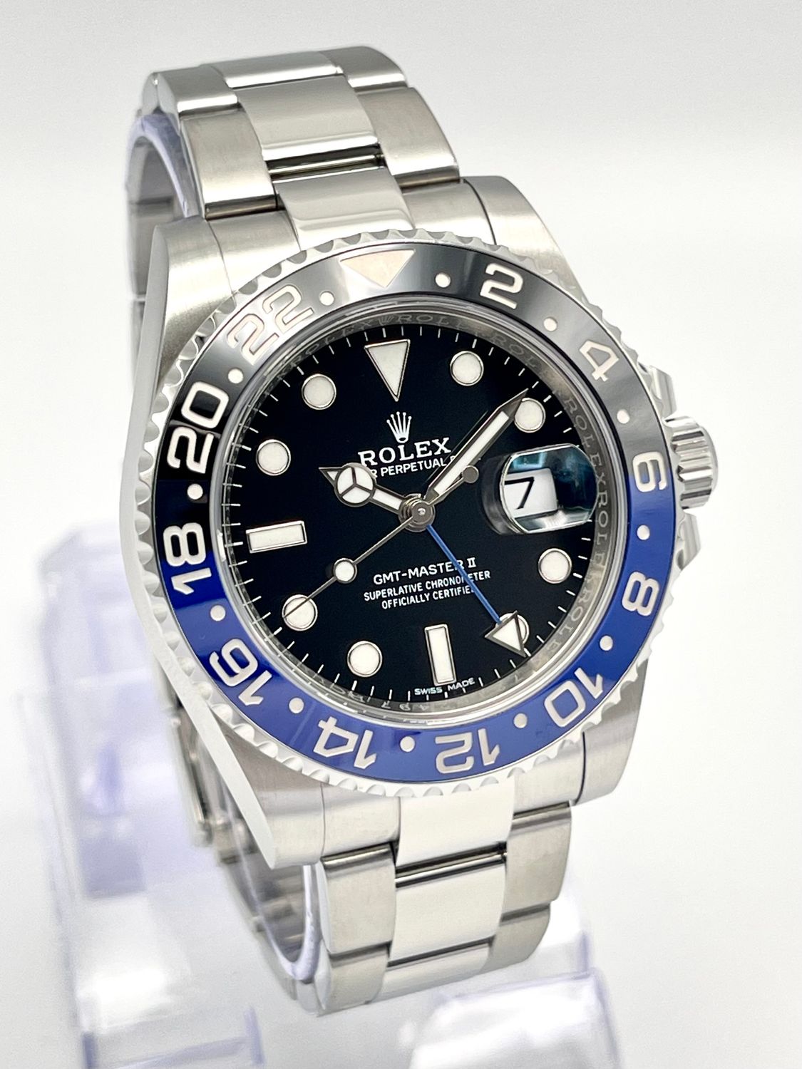 Rolex GMT-Master II 116710BLNR 40mm Batman Ceramic Bezel Oyster Box &amp; Papers