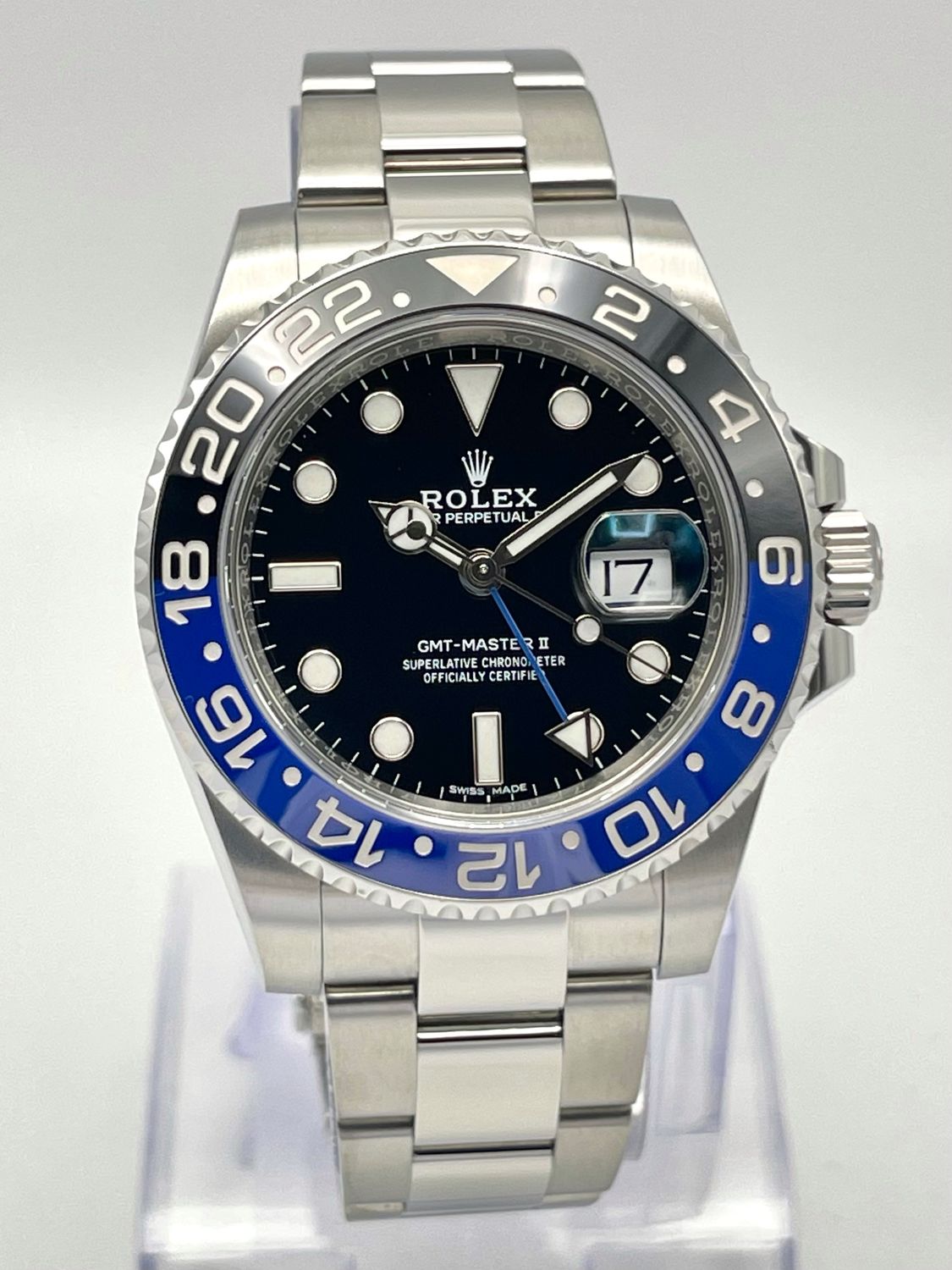 Rolex GMT-Master II 116710BLNR 40mm Batman Ceramic Bezel Oyster Box &amp; Papers