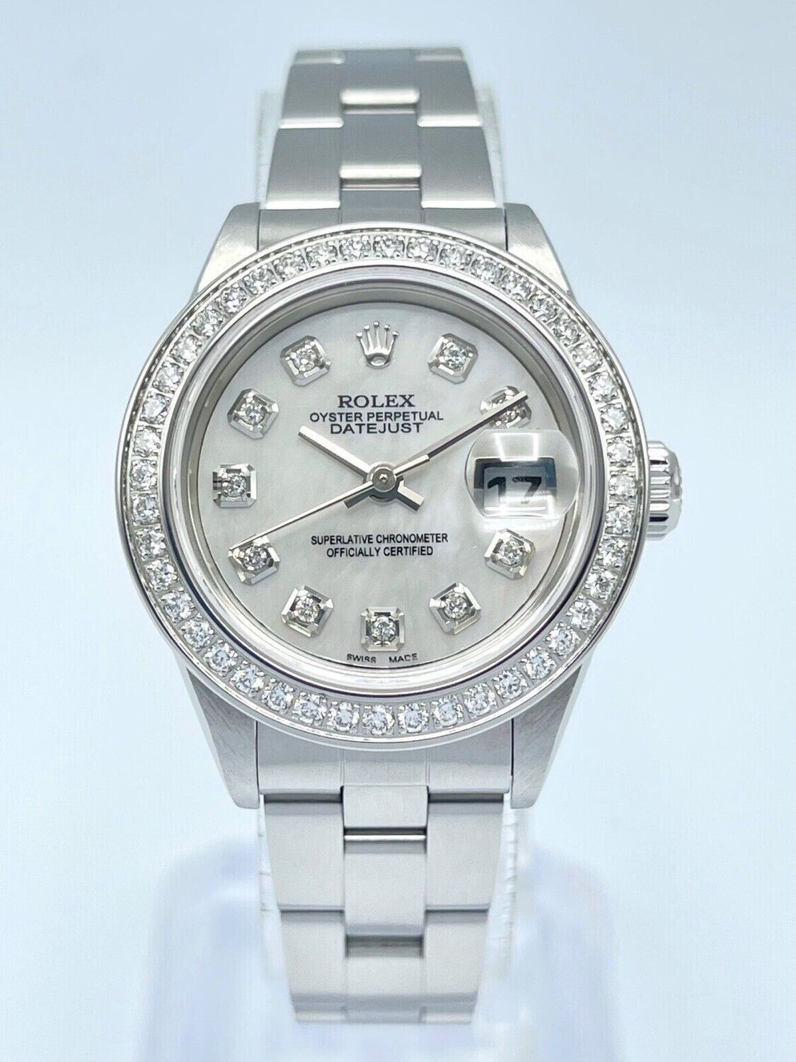 Rolex Datejust Ladies 26mm 79160 MOP Diamond Dial &amp; Diamond Bezel Box Pearl