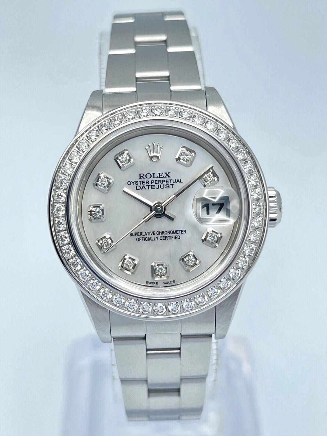 Rolex Datejust Ladies 26mm 79160 MOP Diamond Dial &amp; Diamond Bezel Box Pearl