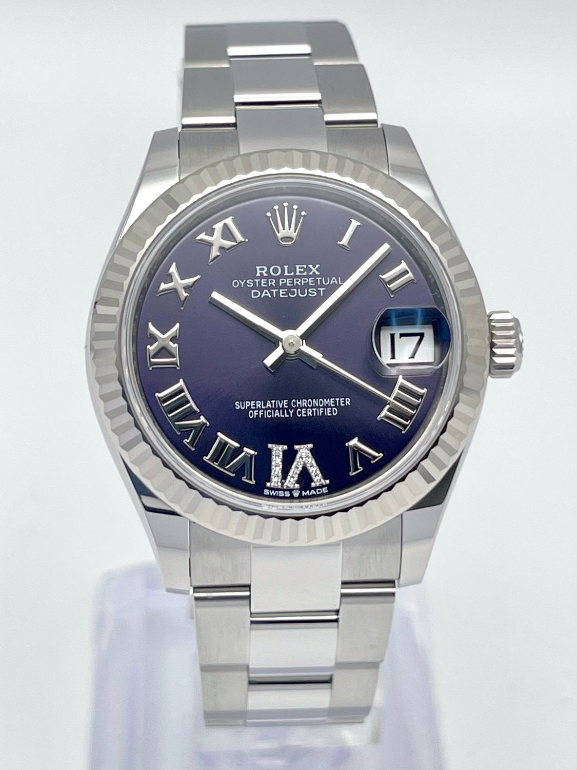 Rolex Datejust 31mm 278274 Aubergine Purple Diamond Dial Fluted Unworn 2026 Paper