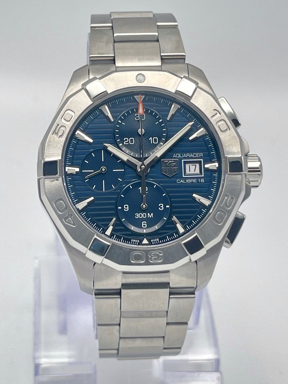 TAG HEUER AQUARACER 43mm CAY2112.BA0927 Blue Automatic Calibre 16 Chronograph